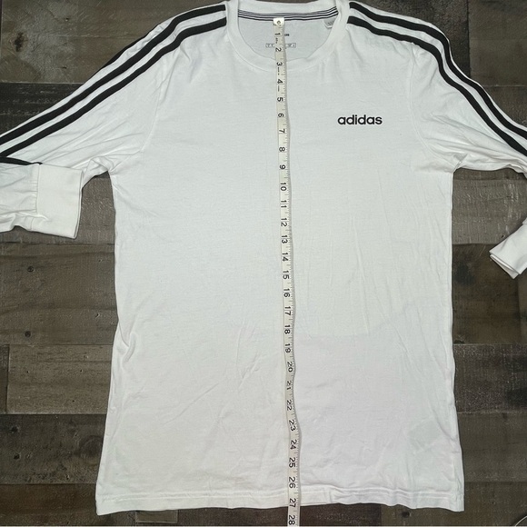 Adidas 3 Stripe Designed 2 Move Long Sleeve Tee size Small - Picture 7 of 12